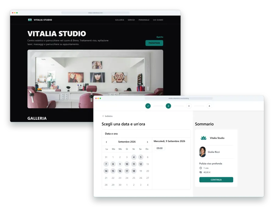 Dove mettere il link di prenotazione: Instagram, Google, WhatsApp ed email
